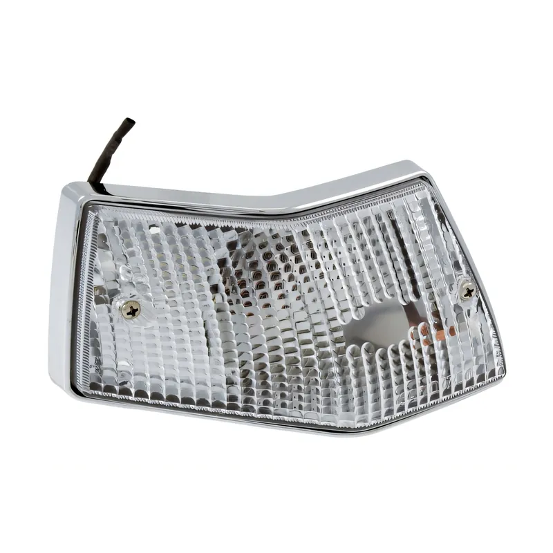 Kompletter Blinker Gehäuse SIEM made in Italy hinten links, weiß mit Chrom für Vespa PX Online Kaufen