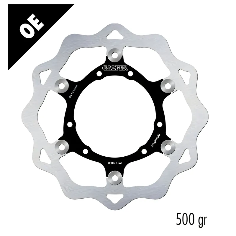 Neue Kollektion Bremsscheibe Galfer DF014FLW WAVE® mit ECE R90 Zulassung, schwimmend vorne 240x3mm für Honda CR R CRF X, HM CRE F 125 - 500 ccm Bj. 1995 - 2022
