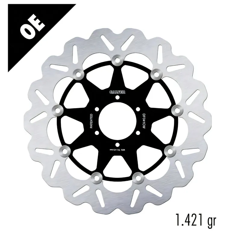 Bremsscheibe Set Galfer 2x DF041CW WAVE® mit ECE R90 Zulassung, schwimmend vorne 310x5mm für Honda CBR RR Fireblade 900 ccm Bj. 1998 - 1999 Markenware