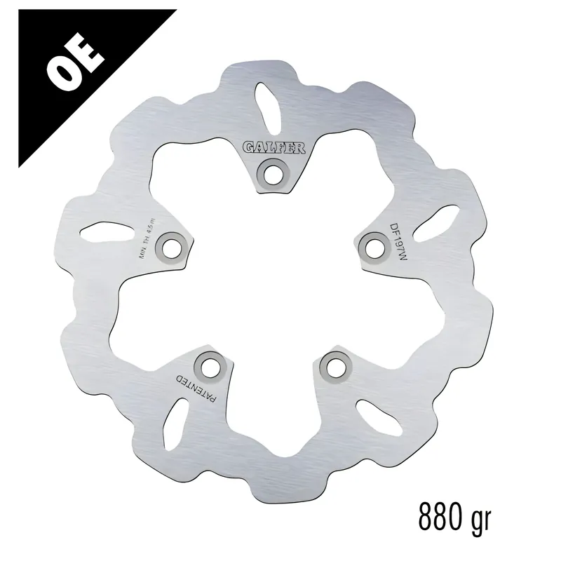 Bremsscheibe Galfer DF197W WAVE® mit ECE R90 Zulassung, starr hinten 250x5mm für Kawasaki ZZR ZRX 1100 / 1200 ccm Bj. 1997 - 2005 Top-Preis