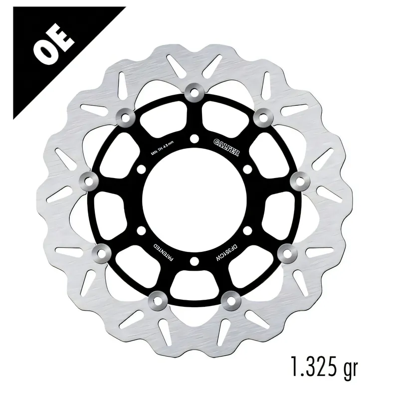 Bremsscheibe Set Galfer 2x DF351CW WAVE® mit ECE R90 Zulassung, schwimmend vorne 310x5mm für Suzuki GSF Bandit N S ABS GSX B-King GSX-R Hayabusa F GSX-S DL V-Strom 600 - 1300 Bj. 2006 - 2023 Garantierte Lieferung