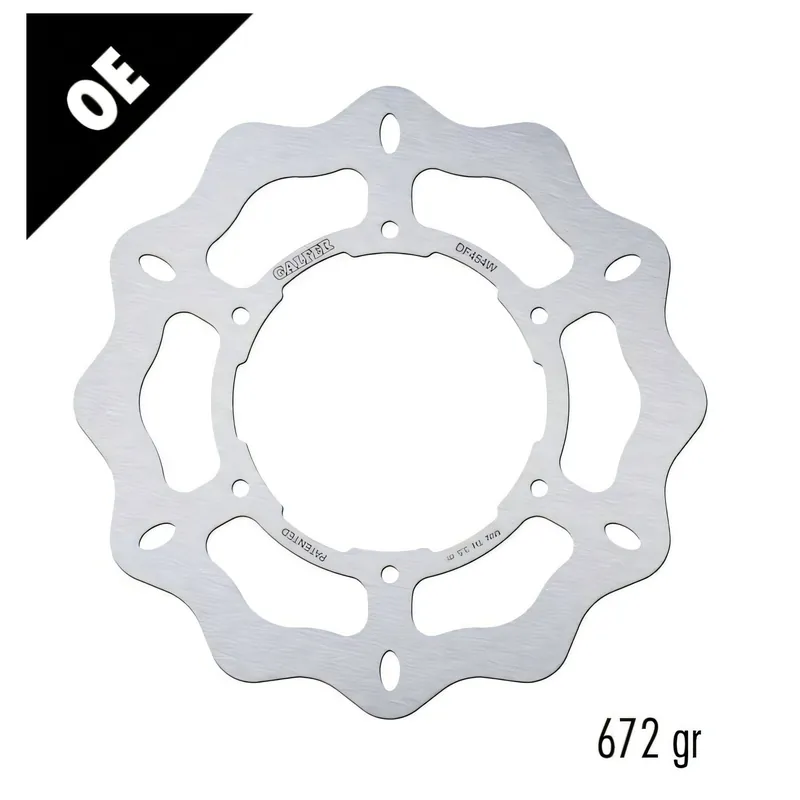 Jetzt Kaufen Bremsscheibe Galfer DF454W WAVE® mit ECE R90 Zulassung, starr vorne 245x4mm (2 benötigt) für Yamaha XTZ A Super Tenere 750 ccm Bj. 1989 - 1997