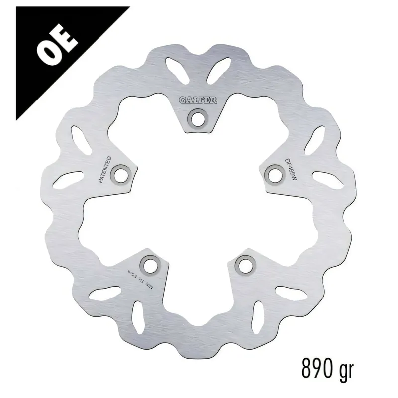 Bremsscheibe Galfer DF485W WAVE® mit ECE R90 Zulassung, starr hinten 245x5mm für Yamaha MT-03 FZ 6 Fazer S FZ1 N NA SA 600 - 1000 ccm Bj. 2004 - 2020 Markenware