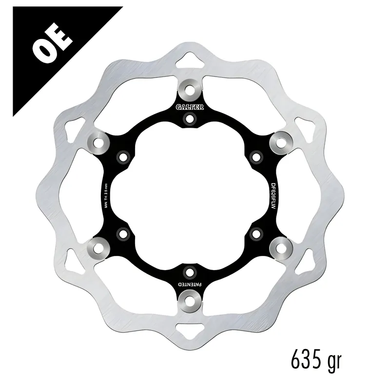 Rabatt Bremsscheibe Galfer DF626FLW WAVE® mit ECE R90 Zulassung, schwimmend vorne 260x3mm für Husaberg FE, Husqvarna CR TC TE WR WRE 125 - 610 ccm Bj. 1989 - 2003
