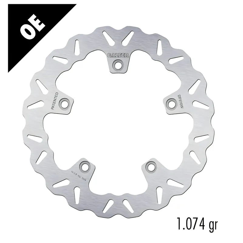 Bremsscheibe Galfer DF916W WAVE® mit ECE R90 Zulassung, starr hinten 285x5mm für Triumph Thunderbird Sport 900 ccm Bj. 1994 - 2004 Direktkauf