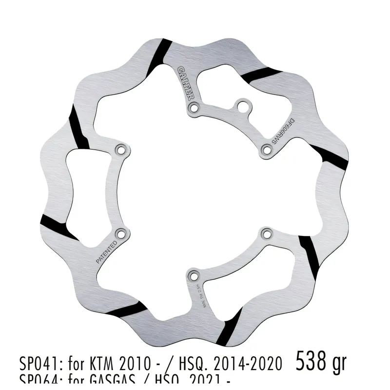 Bremsscheibe Galfer DF606RWS WAVE® Racing Oversize Grooved starr vorne 270x3mm für Husaberg FE, Husqvarna FC TC TE KTM EXC EGS Sixdays 125 - 650 ccm Bj. 1990 - 2025 Highlight
