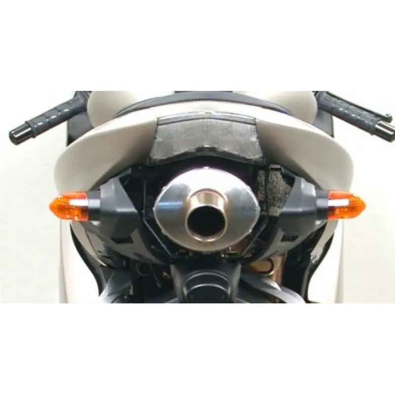 Endschalldämpfer Arrow Maxi Race-Tech Aluminium, Edelstahl-Endkappe mit Zulassung für Kawasaki ZX-6R 636 ccm Bj. 2005 - 2006 Neuheit