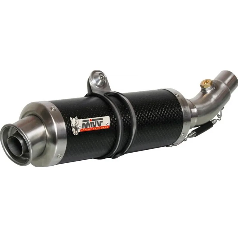 Markenware Auspuffanlage Mivv 2 SLIP-ON Carbon GP Sport für Kawasaki Z SX 1000 ccm Bj. 2010 - 2013