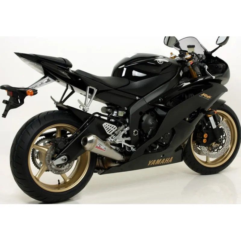 Auspuffanlage Giannelli Ipersport Slip On Black Line kurz mit ABE für Yamaha Neu Im Sortiment