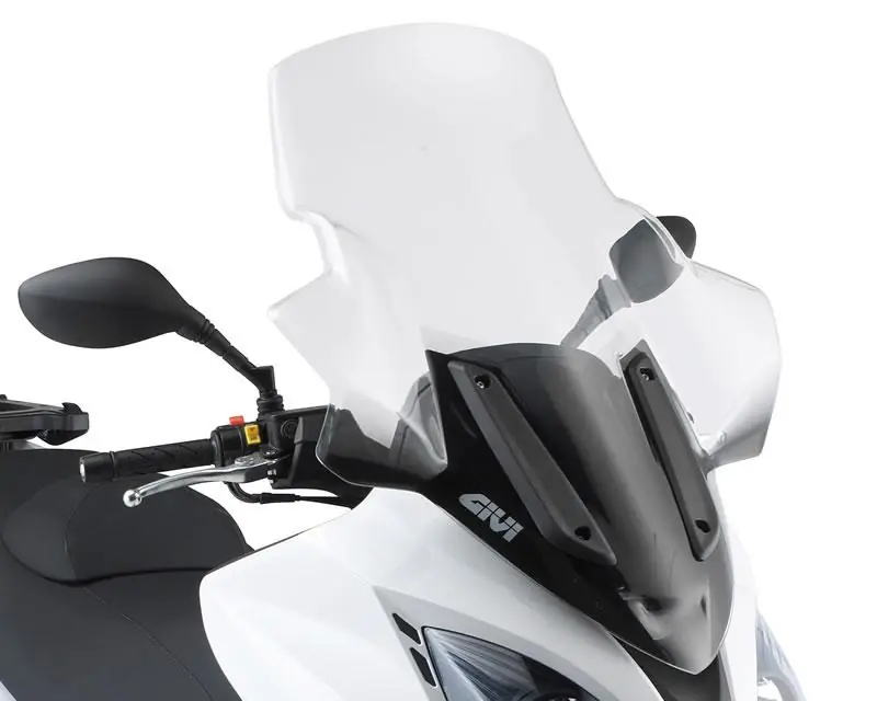 Zertifiziert Verkleidungsscheibe GiVi 80x66 cm für Kymco X-Citing 300i, 500i EVO