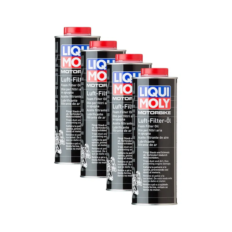 4x Liqui Moly 3096 Motorbike Luftfilteröl Motorrad 1L Finale Aktion