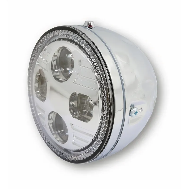 Neue Ware Scheinwerfer Highsider Atlanta 5 ¾ Zoll Standlichtring LED