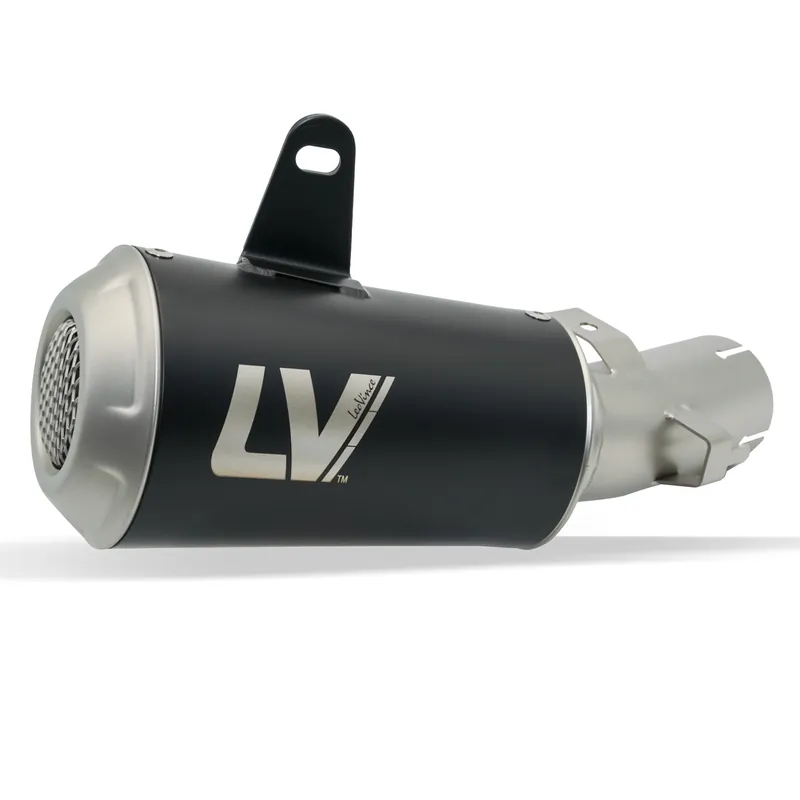 Endschalldämpfer LeoVince Auspuff-Ersatzteil, Edelstahl schwarz, 160mm, rechts fü LV-10 Preis Gesenkt