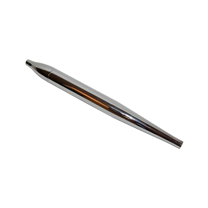 Auspuff kpl. Cigar (außen 60mm) 26mm chrom Abverkauf