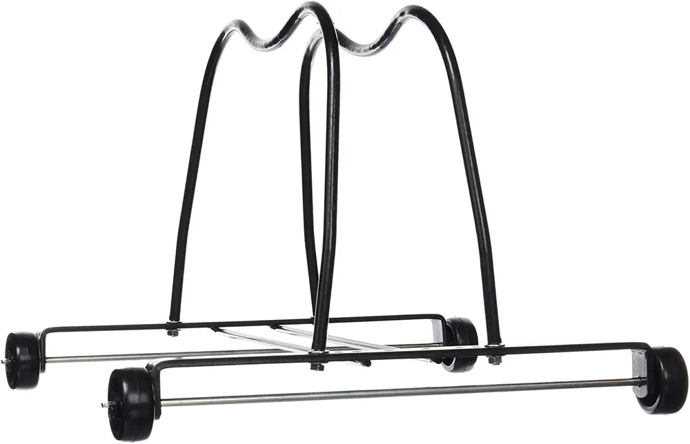 Fahrradständer V Bike CTG-2106 Ständer mobil mit Rollen, Breite einstellbar 14 - 16 Zoll, schwarz Preiswert