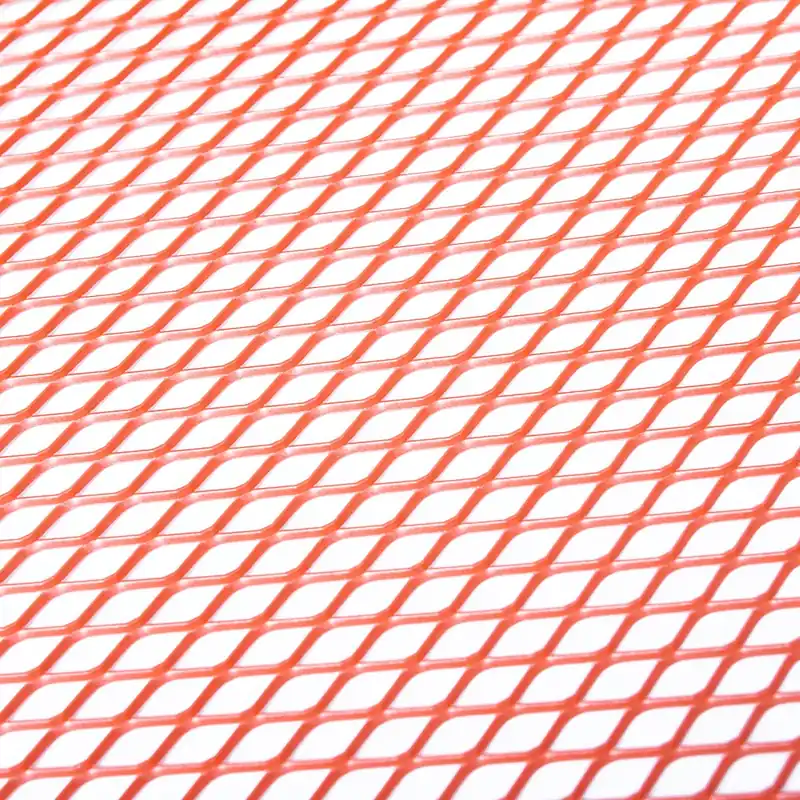 Racinggitter STR8 strong quality, 30x30cm, feiner Lochabstand, neon orange Top-Seller