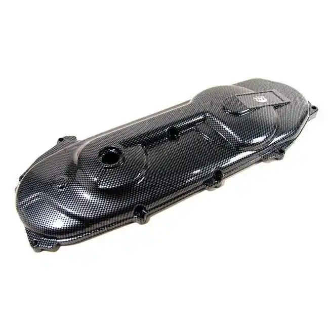 Knallerangebot Motordeckel TNT Custom für Minarelli liegend / lang, Carbon-Look