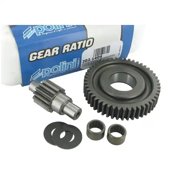 Zertifiziert Getriebeübersetzung Sekundär, Polini für Piaggio Bj. 8 / 98, 17,7mm, 14-48 (3,43)