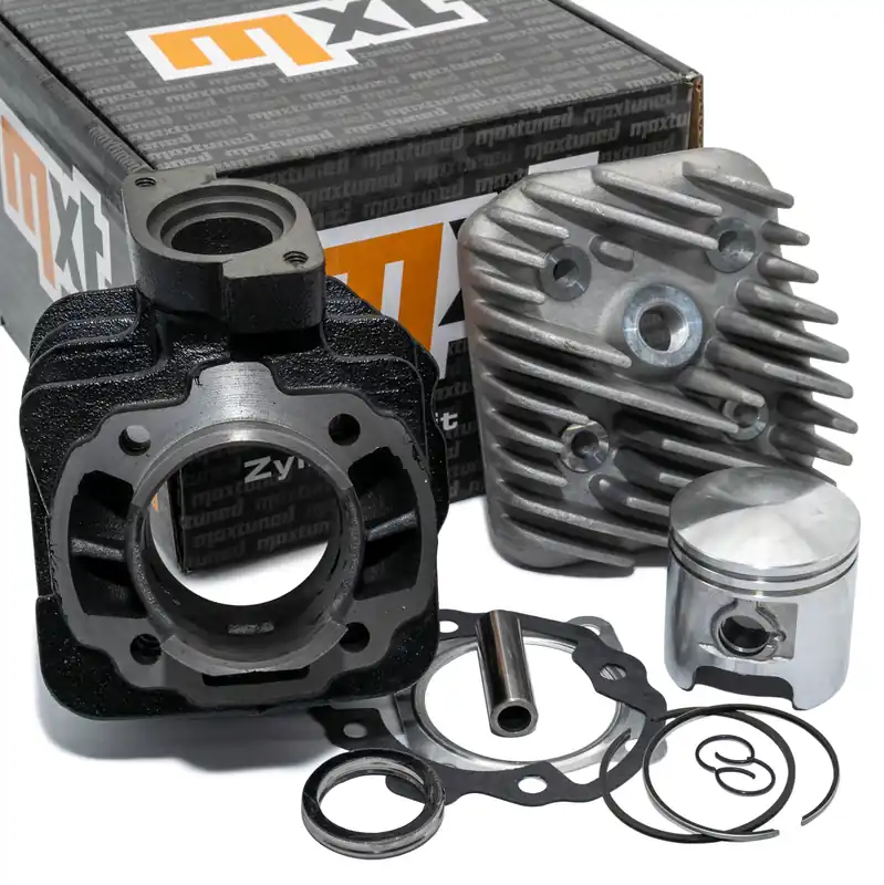 Nur Für Kurze Zeit Zylinderkit MXT SPORT 70ccm AC 12mm komplett mit Zylinderkopf Kolben Dichtsatz für Peugeot stehend AC / Speedfight 1/2 / Herkules / Sachs