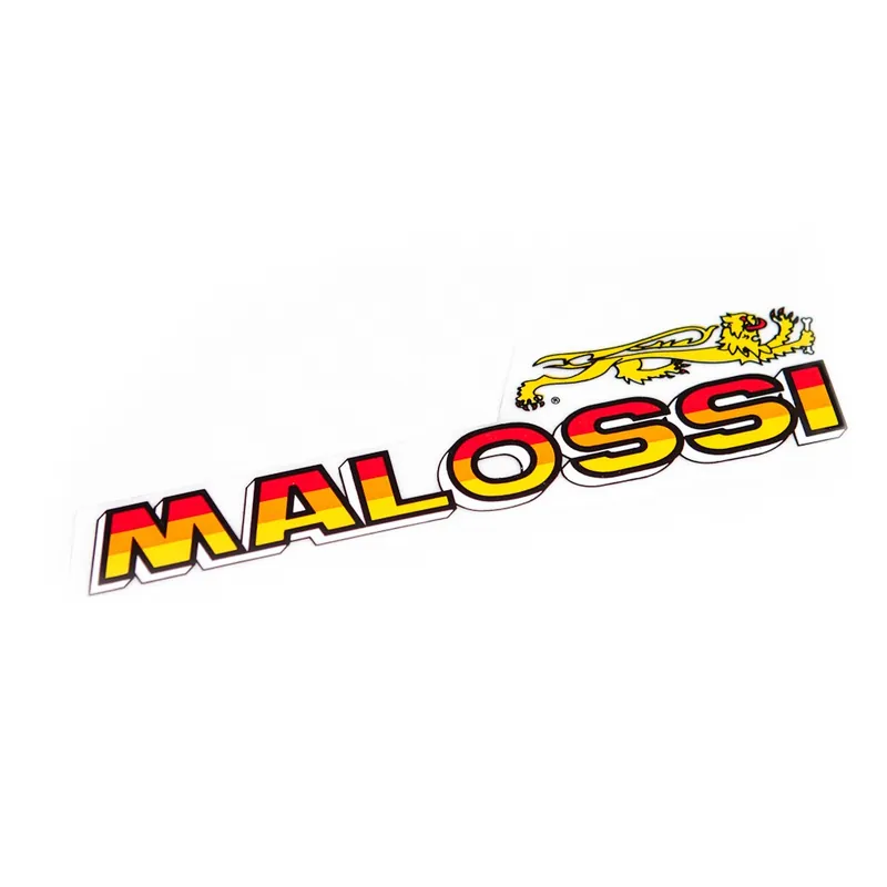 Preiswert Aufkleber Sticker Malossi Löwe Logo Schriftzug, mittel 131 x 31mm