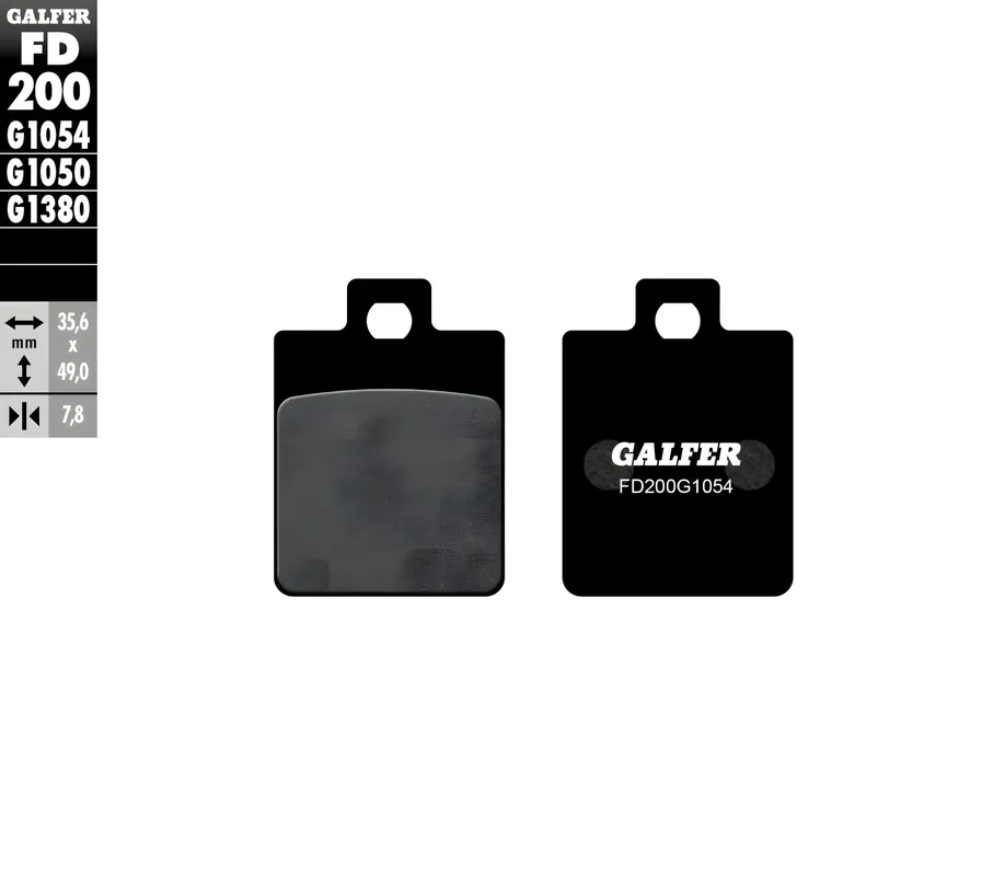 Bremsbeläge Set Galfer FD200G1054 & FD220G1054 Semi-Metall vorne & hinten für Peugeot Satelis 250 ccm Beliebt