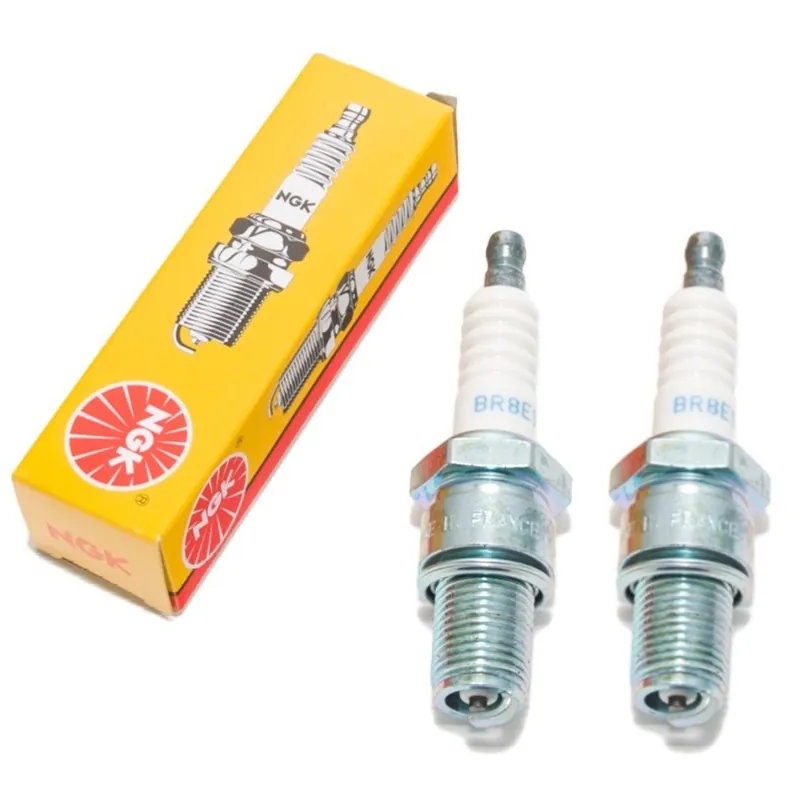 Schneller Versand Zündkerzen Set NGK 2x BR8ES Zündkerze entstört, 19,0mm Langgewinde Ø 14,0mm, 1876 / 3639 / 3961 / 5422