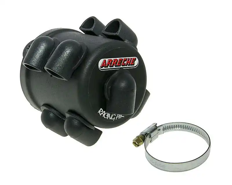 Luftfilter Arreche Airbox lang 36,5mm 45° schwarz Billig