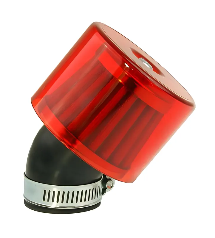 Luftfilter Air-System 35mm 45° rot Heißes Angebot
