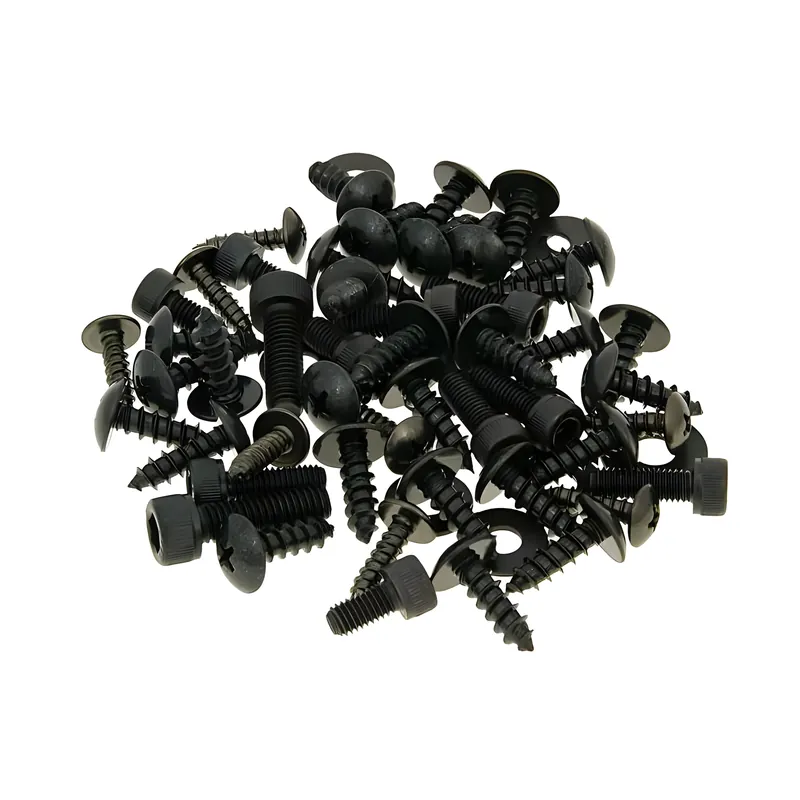 Schraubensatz Verkleidung schwarz für Yamaha Aerox, MBK Nitro Markenware