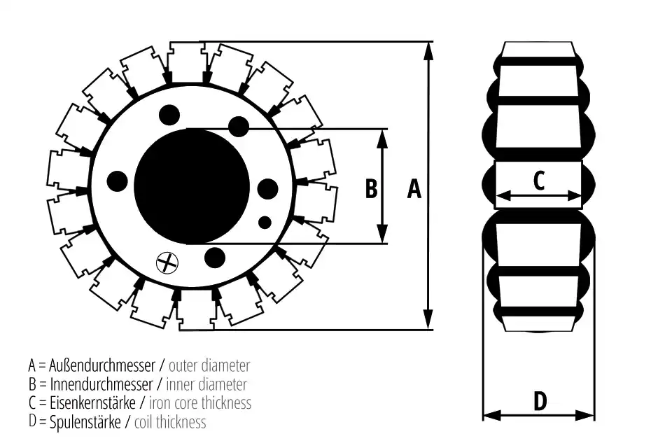 ElectroSport Stator ESG761 Markenware