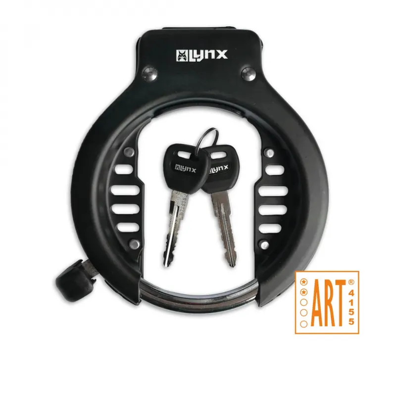 Bestpreis Rahmenschloss Lynx ART-2 Fahrradschloss 62mm, gehärteter Stahl