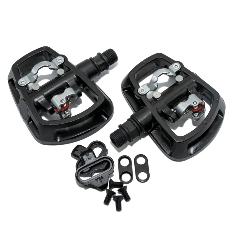 Fahrradpedal Wellgo W43-FULL Clip Pedal CR-MO, Aluminium, schwarz Schneller Versand