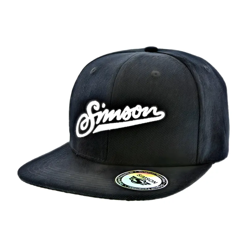 Basecap Snapback, schwarz Motiv SIMSON weich Markenware