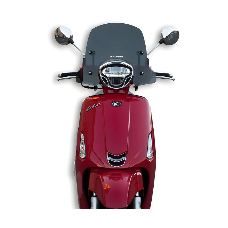 Windschild Malossi Sport Screen, rauchgrau dunkel, 460x340x3mm für New Like 50-150 E4 Bj. 2017- Neue Ware