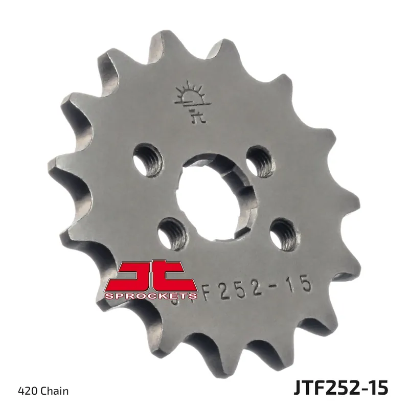 Ritzel JT Sprockets 420 15Z grobverzahnt Innendurchmesser 15mm / 17mm für Honda XR R 80 ccm Bj. 1979 - 2003 Top-Seller