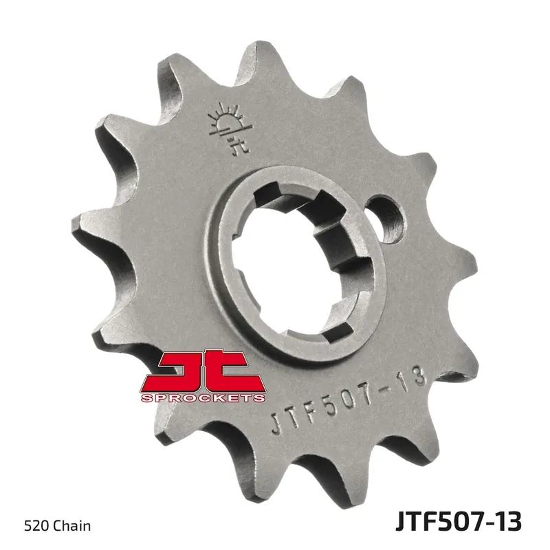 Ritzel JT Sprockets 520 13Z grobverzahnt Innendurchmesser 21mm / 25mm für Kawasaki KX, Husqvarna CR WR 250 - 500 ccm Bj. 1974 - 2000 Markenware
