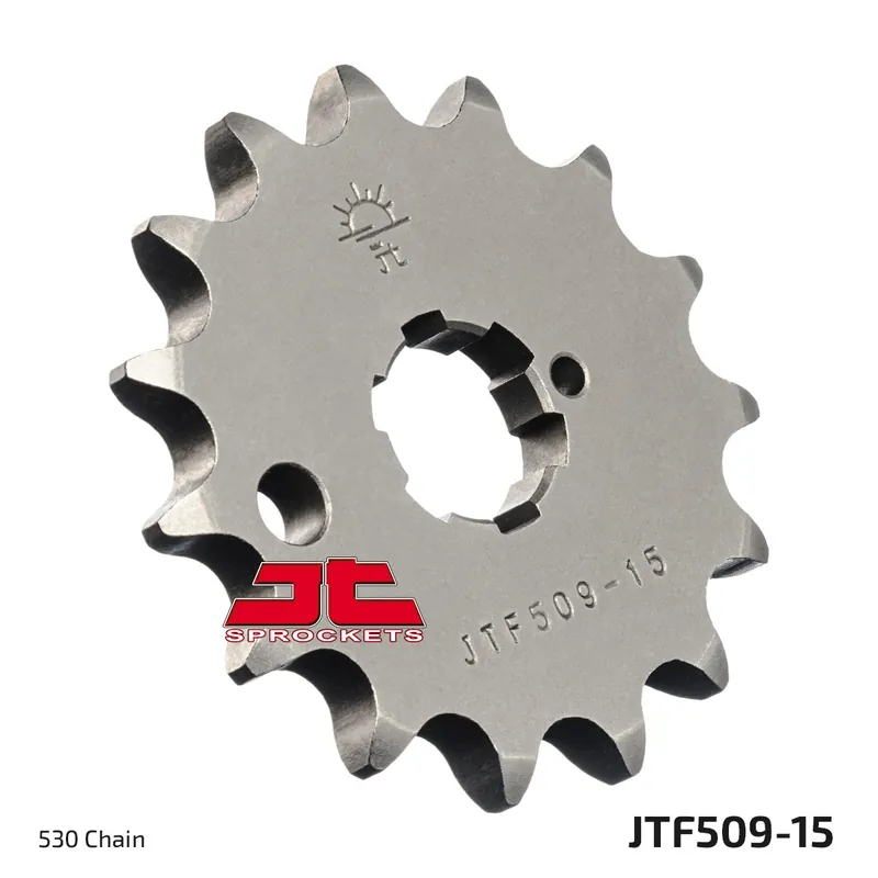 Heißes Angebot Ritzel JT Sprockets 530 15Z grobverzahnt Innendurchmesser 21mm / 25mm für Kawasaki Z J LTD 400 / 440 ccm Bj. 1974 - 1983