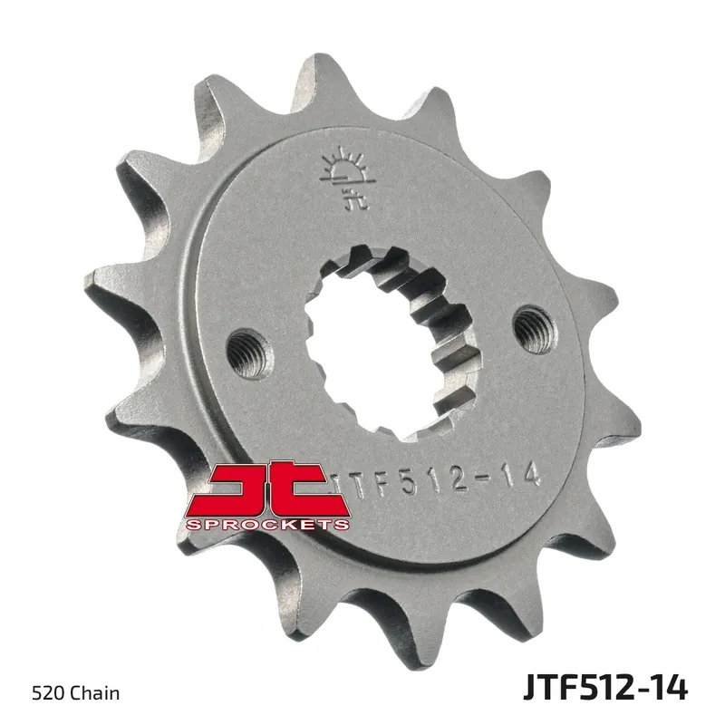 Finale Aktion Ritzel JT Sprockets 520 14Z feinverzahnt Innendurchmesser 21,6mm / 25mm für Kawasaki ER-5 ZX-9R Ninja GPZ S ZX-7 R RR, Yamaha YZF Thunder Cat KLE ZRX Bj. 1984 - 2007