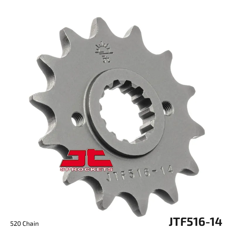 Ritzel JT Sprockets 520 14Z feinverzahnt Innendurchmesser 21,6mm / 25mm für Suzuki GS, Kawasaki KLR Tengai KLX S F A 250 - 650 ccm Bj. 1984 - 2017 Kracherpreis