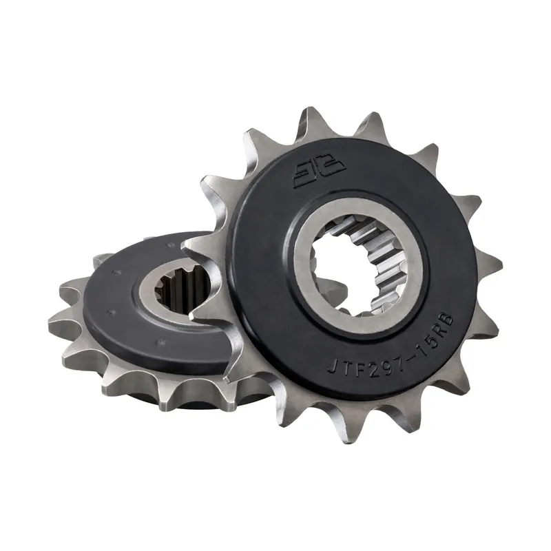 Finale Aktion Ritzel JT Sprockets 525 15Z gummiert Innendurchmesser 21,6mm / 25mm für Honda CB CB-1 F CBF N CBR R RR ABS RVF 250 - 500 ccm Bj. 1988 - 2018