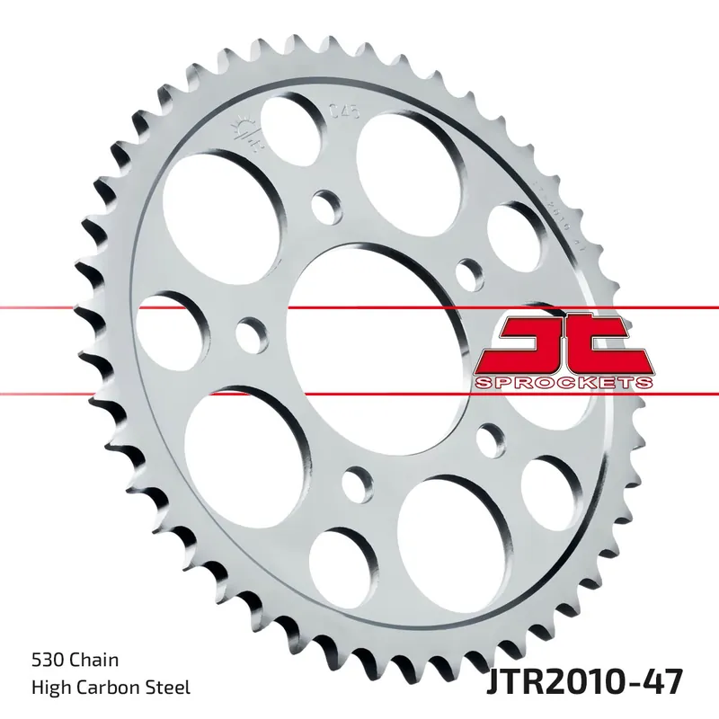 Kettenrad JT Sprockets 530 47Z Innendurchmesser 80mm Lochkreis 110mm für Triumph Tiger Speed Triple i Thunderbird Sport Daytona Sprint Trophy Legend TT Bj. 1992 - 2004 Echt