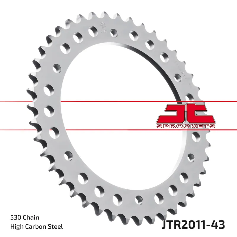 Kettenrad JT Sprockets 530 43Z für Triumph Speed Triple i EFI R Sprint ST RS Daytona T595 i Centennial Edition Tiger 900 - 1050 ccm Bj. 1996 - 2021 Sichere Zahlung