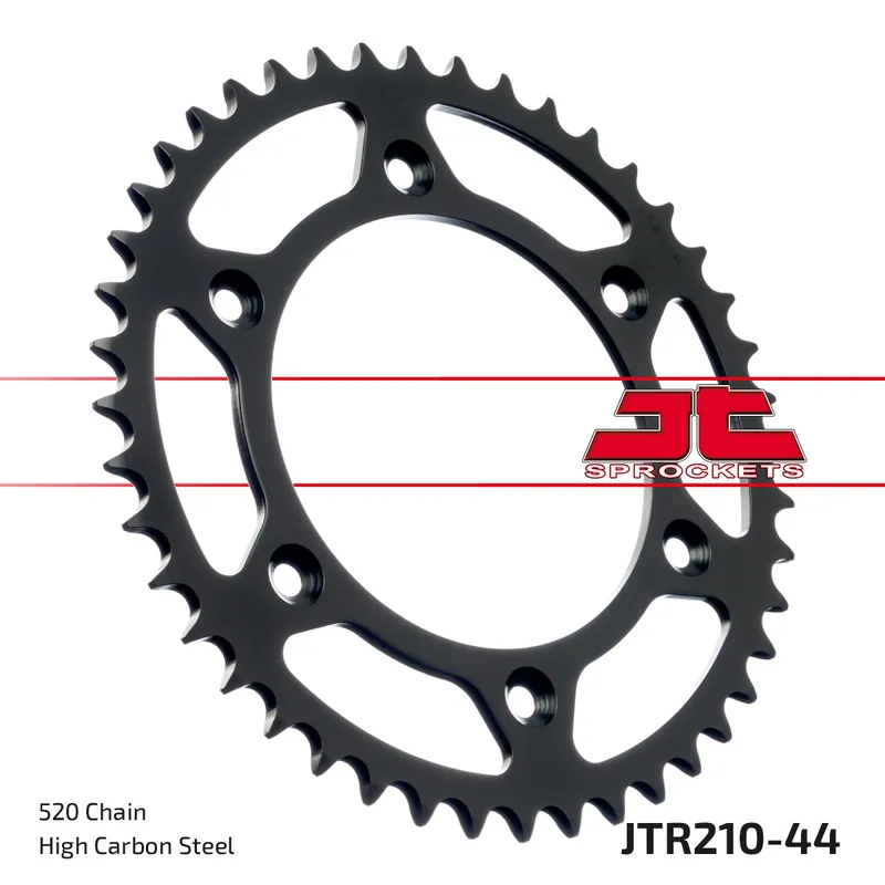 Bestpreis Kettenrad JT Sprockets 520 44Z Innendurchmesser 125mm Lochkreis 153mm für Honda CR R CRF L Rally, HM CRE F XR RX 125 - 650 ccm Bj. 1983 - 2021