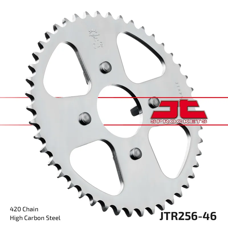 Schnäppchen Kettenrad JT Sprockets 420 46Z Innendurchmesser 50mm Lochkreis 82mm für AJS Regal Raptor DD, Honda CY SS M 50 - 80 ccm