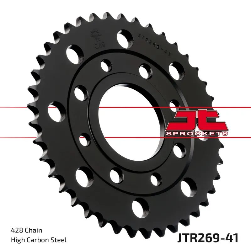 Beliebt Kettenrad JT Sprockets 428 41Z Innendurchmesser 58mm Lochkreis 90mm für Kymco Zing K-Pipe, Daelim VC Advance VT VS Brixton Crossfire Honda MSX Roadwin