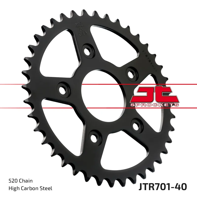 Kettenrad JT Sprockets 520 40Z Innendurchmesser 62mm Lochkreis 108mm für Aprilia RS Extrema Replica, Cagiva Mito EV Tuono Raptor Planet 125 / 600 ccm Bj. 1986 - 2014 Top-Seller