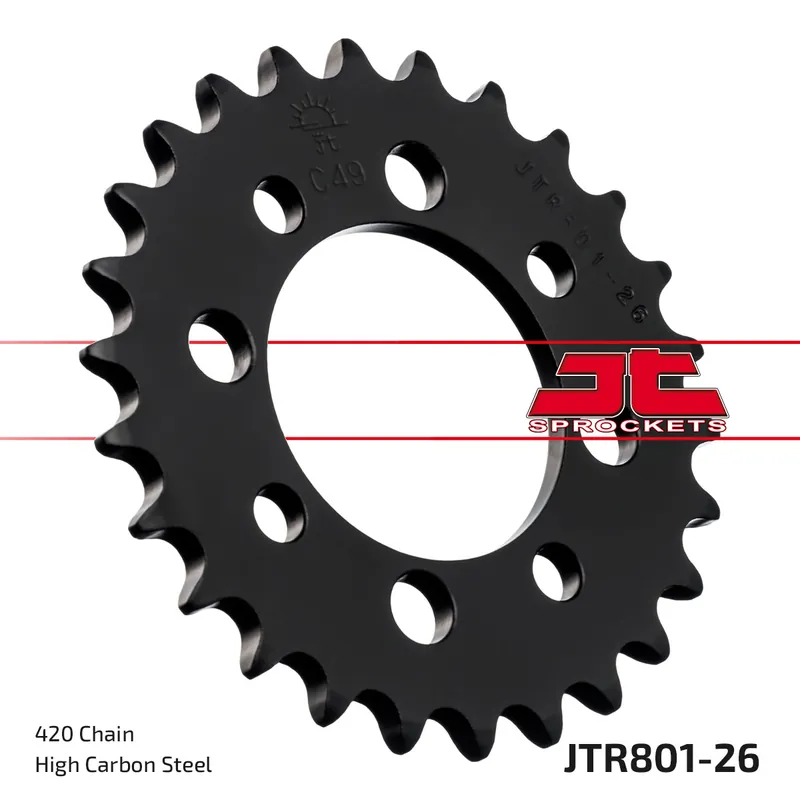 Kettenrad JT Sprockets 420 26Z Innendurchmesser 52mm Lochkreis 68mm für Suzuki TS X, Kawasaki AR A Beta Minicross R 1 AE 50 - 150 ccm Top-Seller