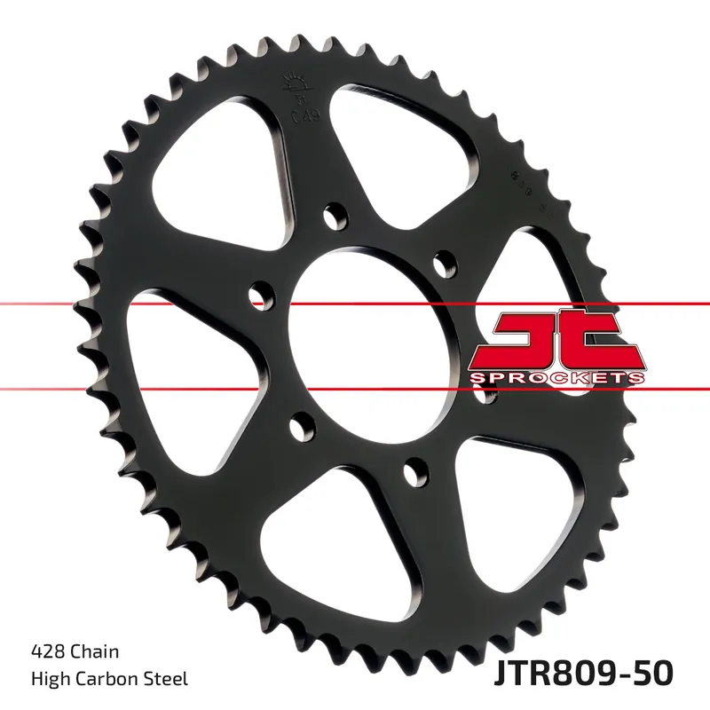 Markenprodukt Kettenrad JT Sprockets 428 50Z Innendurchmesser 64mm Lochkreis 84mm für Kreidler Supermoto DT, Suzuki DR S SE TS X ER Enduro 125 ccm Bj. 1973 - 2008