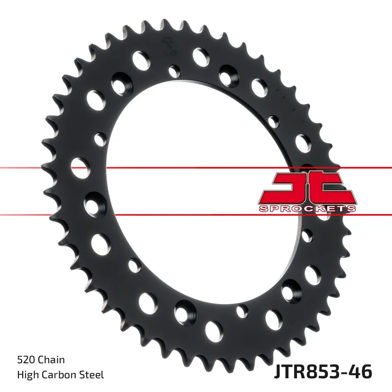 Kettenrad JT Sprockets 520 46Z Innendurchmesser 152mm Lochkreis 175mm für Explorer Trasher 2 Supermoto, Yamaha TT R YFM Warrior ER Moto 4 FW Big Bear Top-Seller