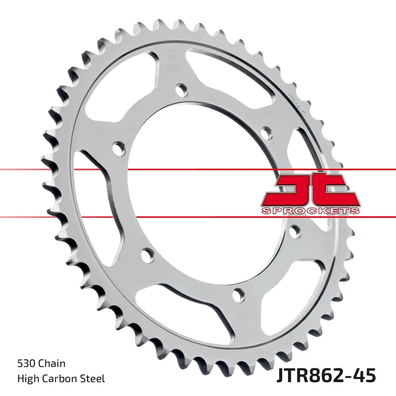 Wochenendangebot Kettenrad JT Sprockets 530 45Z Innendurchmesser 120mm Lochkreis 135mm für Yamaha XJ N S RD LC 500 / 600 ccm Bj. 1984 - 1991
